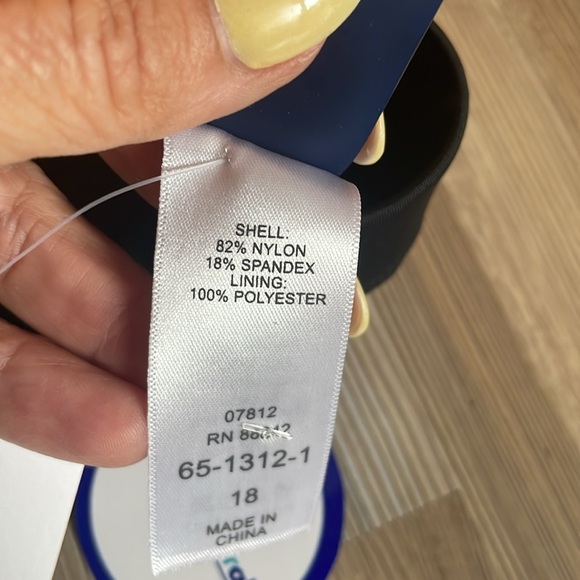 Swimsuits For All Laser Cut Blouson Tankini Set Black Plus size 18 NEW Beach - Picture 11 of 16